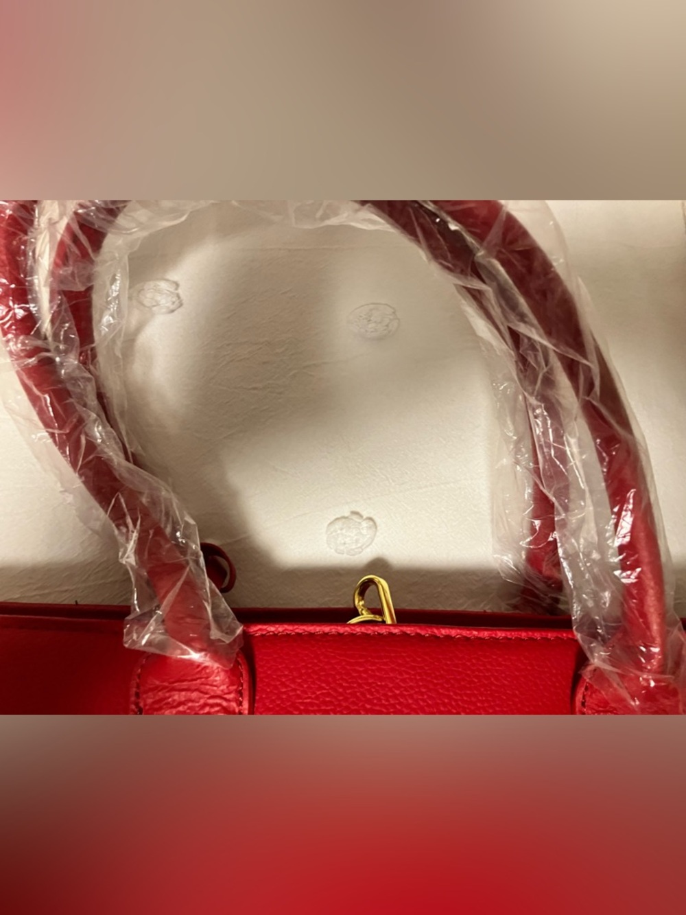 Joy & Iman Hollywood Glambag Marsala Red Leather - 2004 Deadstock NEW- NIP Set - Picture 7 of 16